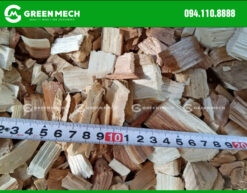 Dăm gỗ băm từ máy băm gỗ 3 Tấn GREEN MECH
