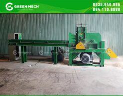 Máy nghiền gỗ mùn cưa dễ dàng đóng cuộn trồng trong nhà