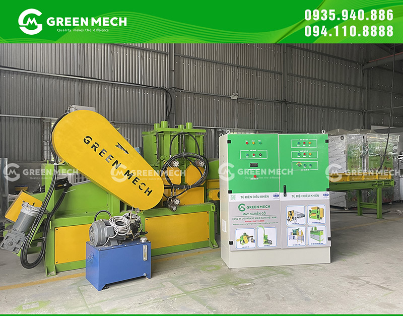 Máy nghiền mùn cưa 3 tấn
