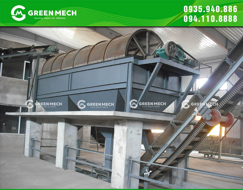 Máy sàng mùn cưa GREEN MECH là phân đoạn quan trọng trong quy trình sản xuất viên nén