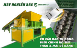 Máy nghiền 2 trục có thiết kể đẹp, hiệu suất cao