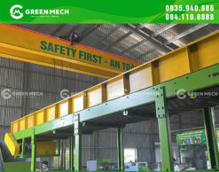 Băng tải cấp gỗ cho máy băm tiết kiệm chi phí nhân công