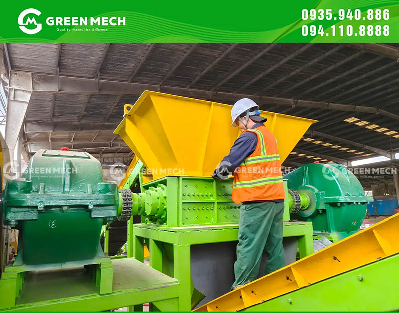 Cấu tạo chắc chắn, máy nghiền GREEN MECH bền bỉ theo năm tháng