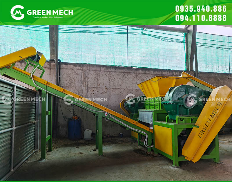 Khung máy dày dặn, giảm rung tối đa khi nghiền liên tục